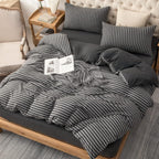 Jersey Knit Duvet Cover Set 100% T-Shirt Cotton