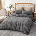 Jersey Knit Duvet Cover Set 100% T-Shirt Cotton