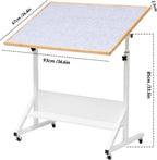 Jigsaw Puzzle Table Board with Cover Easel Tilting
