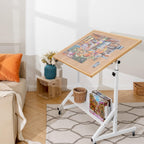 Jigsaw Puzzle Table Board with Cover Easel Tilting