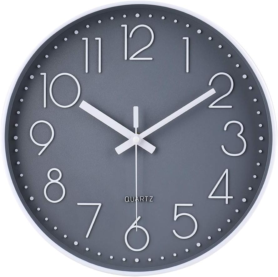 Jomparis Quality Silent Non Ticking Quartz Sweep Round