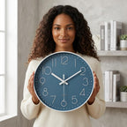Jomparis Quality Silent Non Ticking Quartz Sweep Round