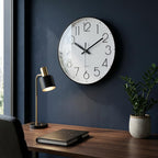 Jomparis Quality Silent Non Ticking Quartz Sweep Round