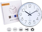 Jomparis Quality Silent Non Ticking Quartz Sweep Round