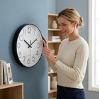 Jomparis Quality Silent Non Ticking Quartz Sweep Round