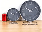 Jomparis Quality Silent Non Ticking Quartz Sweep Round