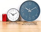Jomparis Quality Silent Non Ticking Quartz Sweep Round