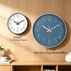 Jomparis Quality Silent Non Ticking Quartz Sweep Round