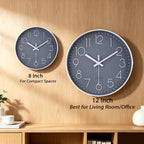 Jomparis Quality Silent Non Ticking Quartz Sweep Round