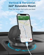 Joyeky Car Phone Holder for Dashboard Rotatable Horizontal