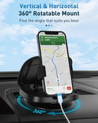 Joyeky Car Phone Holder for Dashboard Rotatable Horizontal