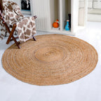 Jute Area Rug 100% Natural Fibre Hand Woven