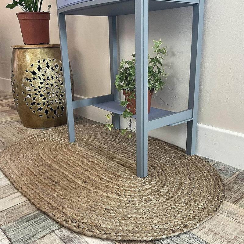 Jute Area Rug 100% Natural Fibre Hand Woven