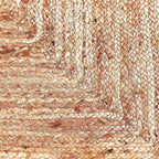 Jute Area Rug 100% Natural Fibre Hand Woven