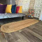 Jute Area Rug 100% Natural Fibre Hand Woven