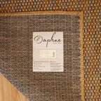 Jute Area Rug Machine Washable for Garden Kitchen