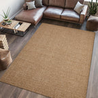 Jute Area Rug Machine Washable for Garden Kitchen