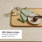 Jute Area Rug Reversible Braided Farmhouse Rectangular Rugs