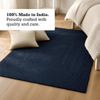 Jute Area Rug Reversible Braided Farmhouse Rectangular Rugs