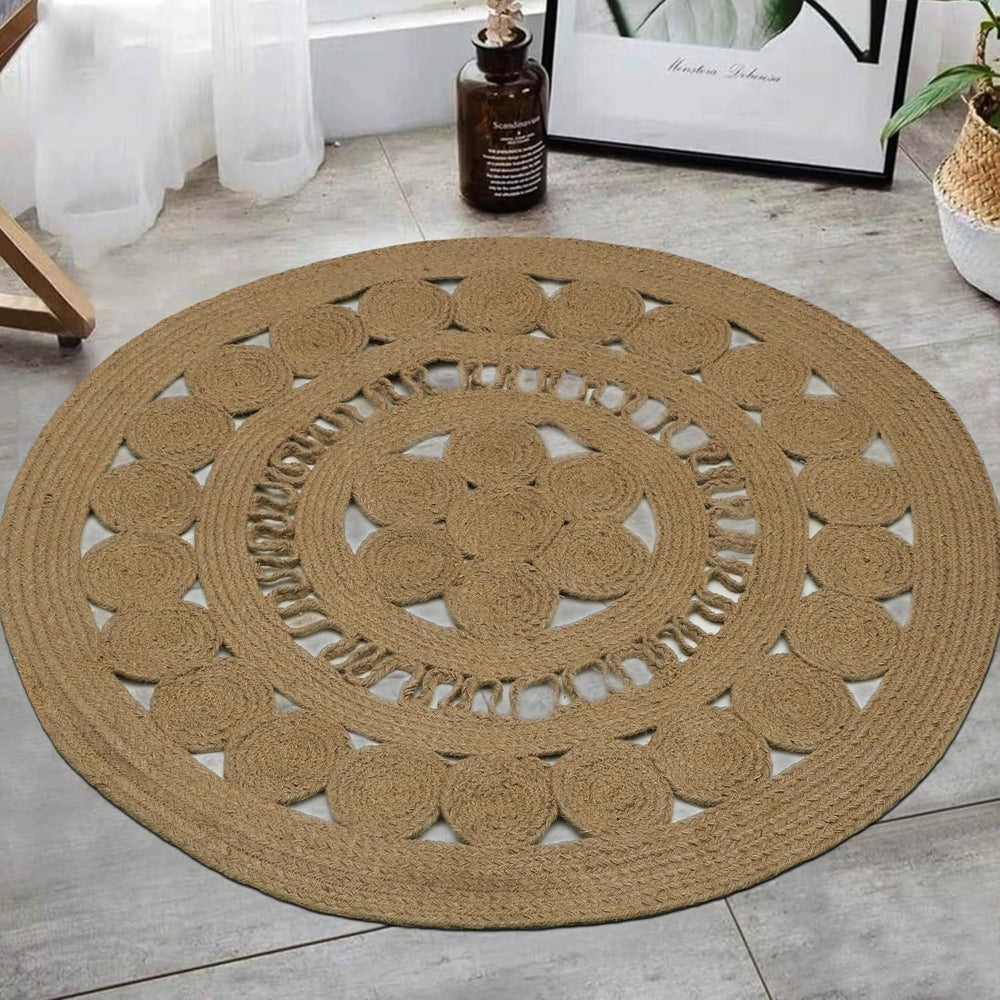 Jute Braided Rug Or 5' Round