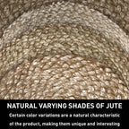 Jute Braided Rug Or 5' Round