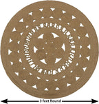 Jute Braided Rug Or 5' Round
