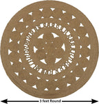 Jute Braided Rug Or 5' Round