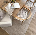Jute Cotton Area Rug Handcrafted Traditional Rugs-Hand Woven