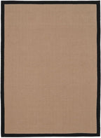 Jute Cotton Bordered Rugs Herringbone Chevron Rubber Backed