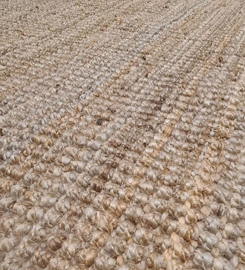 Jute Living Room Rug Natural Dirt Trapper Kitchen