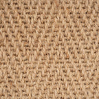 Jute Rug Braided Natural Border Rustic Rectangular Eco-Friendly