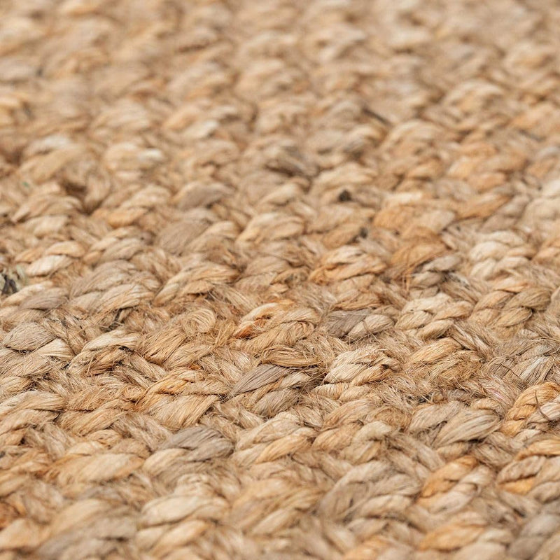 Jute Rug for Living Room Natural Textured Floor