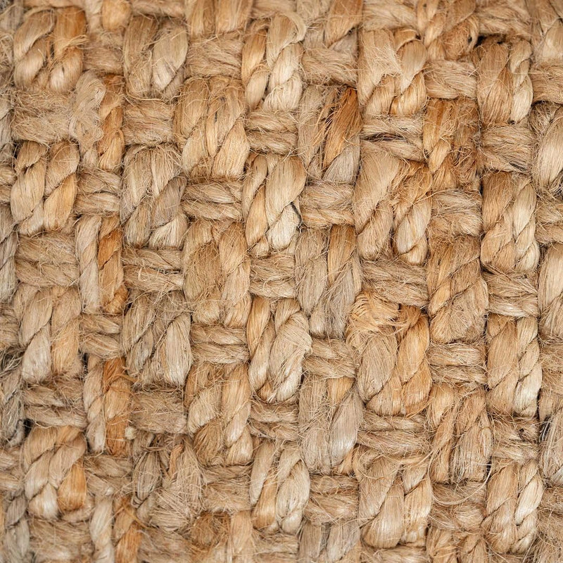 Jute Rug for Living Room Natural Textured Floor