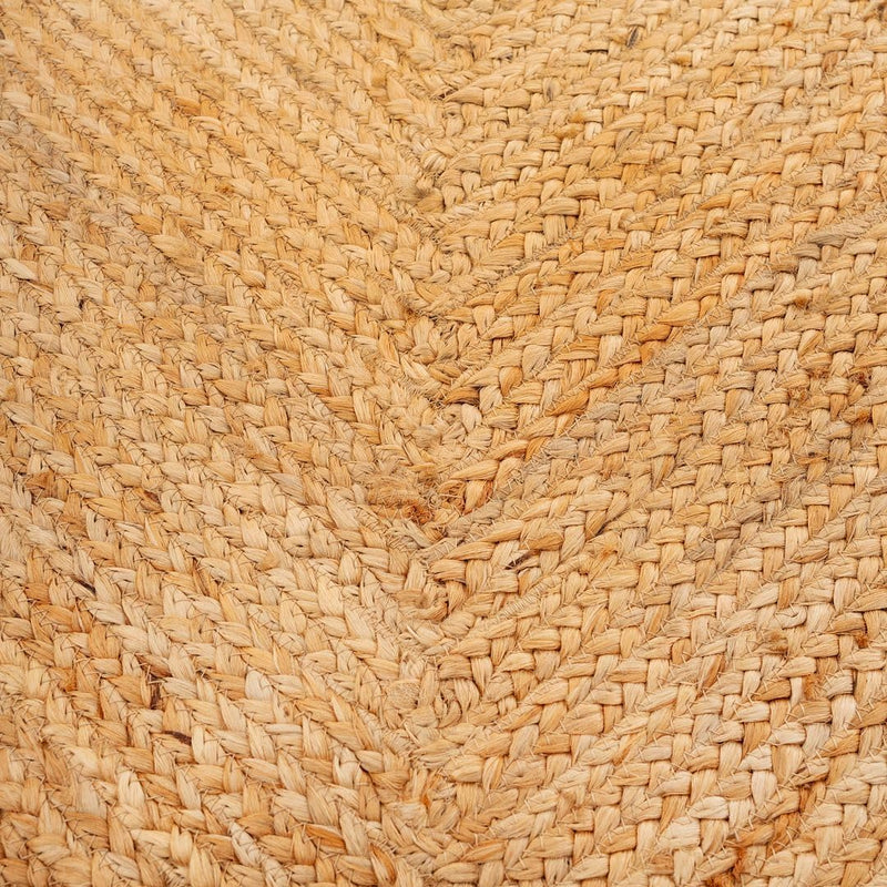 Jute Rug Natural Rustic Golden Rectangular Scandi Bohemian