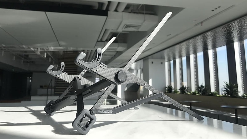 K1 Laptop Stand Carbon Fibre Foldable Portable Desktop