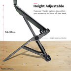 K1 Laptop Stand Carbon Fibre Foldable Portable Desktop