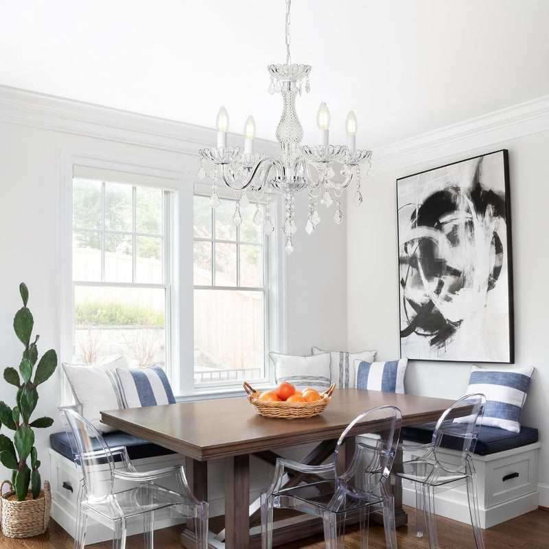 K9 Crystal Chandelier H 18.5" X W 21.3
