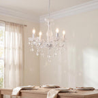 K9 Crystal Chandelier H 18.5" X W 21.3