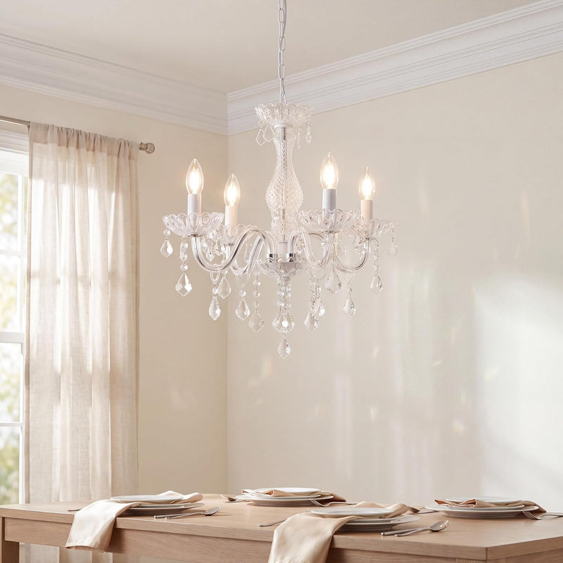 K9 Crystal Chandelier H 18.5" X W 21.3