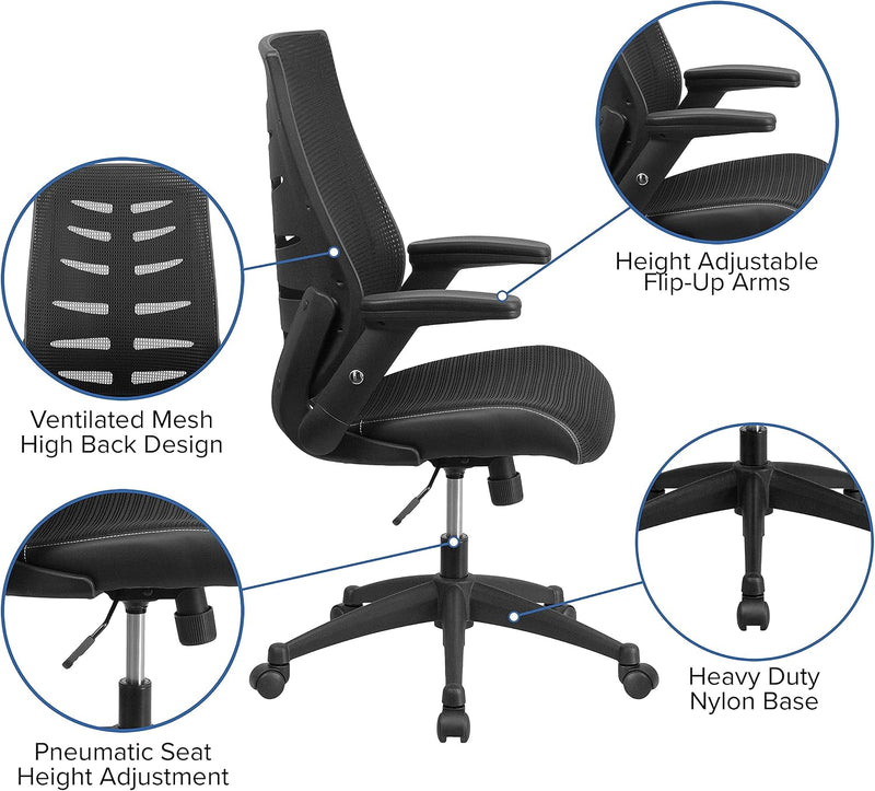 Kale High Back Designer Mesh Executive Swivel Ergonomic