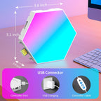 Kangtaixin Hexagon LED Lights — Hex Wall Light (12 Pack)
