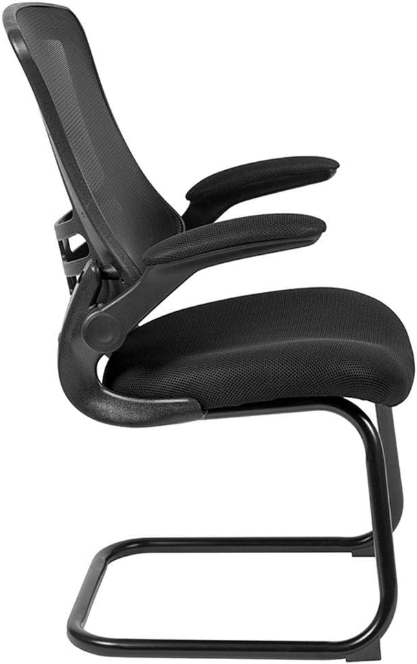Kelista Mesh Sled Base Side Reception Chair