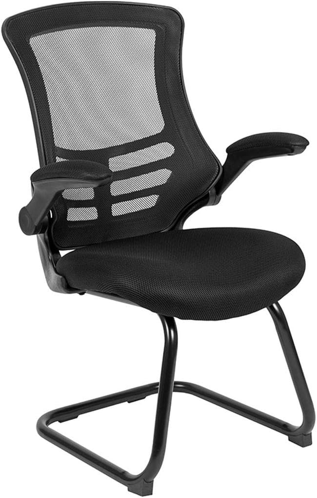 Kelista Mesh Sled Base Side Reception Chair