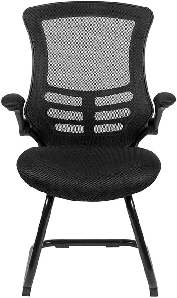 Kelista Mesh Sled Base Side Reception Chair