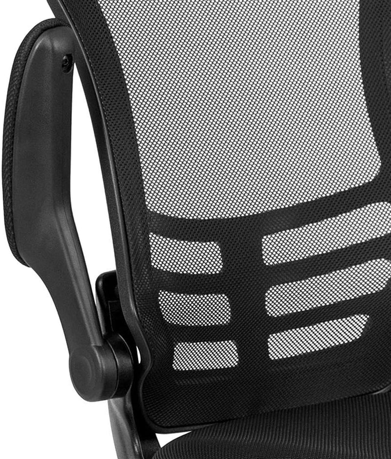 Kelista Mesh Sled Base Side Reception Chair