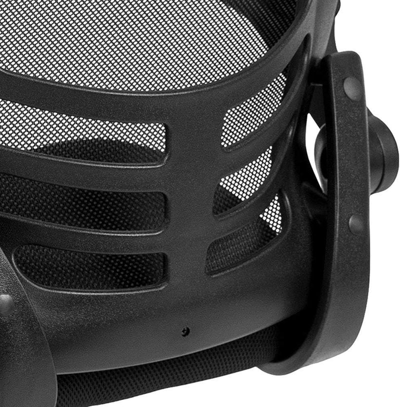 Kelista Mesh Sled Base Side Reception Chair