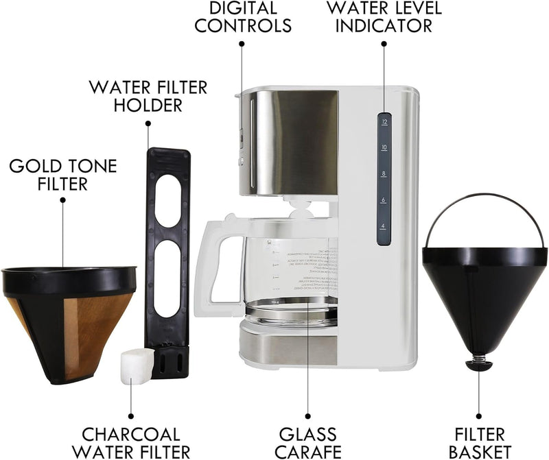 Kenmore Filter Coffee Machines 12-Cup Drip Makers