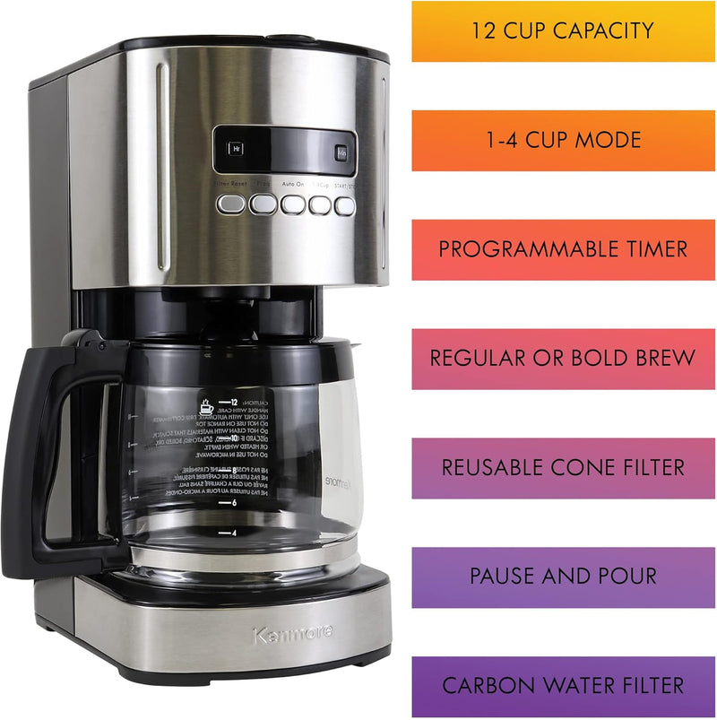 Kenmore Filter Coffee Machines 12-Cup Drip Makers