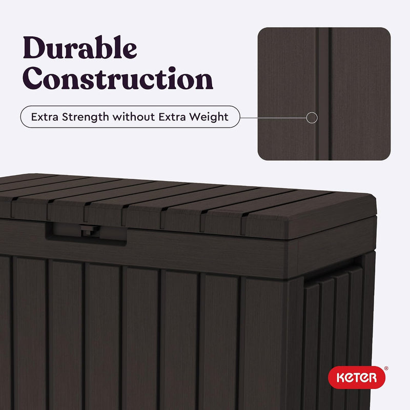 Kentwood 50 Gallon Resin Deck Box-Organisation and Storage
