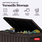 Kentwood 50 Gallon Resin Deck Box-Organisation and Storage
